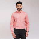 Coral Orange Regular Fit Shirt