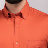 Rust Regular Fit Shirt