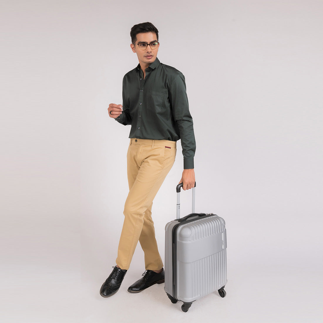 Pine Green Regular Fit Shirt