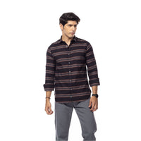 Black Stripes Slim Fit Shirt