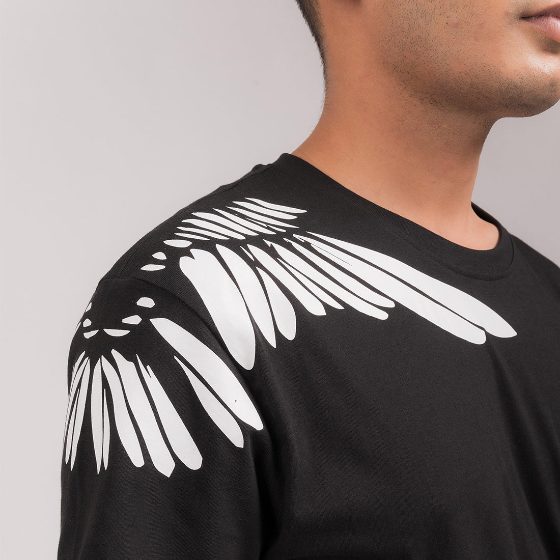 Black Wings Regular Fit T-Shirt