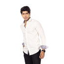 Creme Slim Fit Shirt