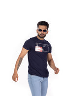 Round Neck Half Sleeves Regular Fit Solid Print Tshirt