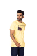 Round Neck Half Sleeves Regular Fit Solid Print Tshirt