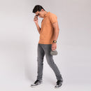 Greyish Regular Fit Denim