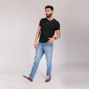 Ice Blue Regular Fit Denim